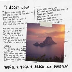 Pochette HUGEL & Topic & Arash - I Adore You (feat. Deacolm)