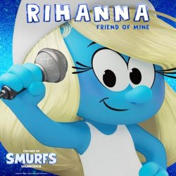 Pochette Rihanna - Friend Of Mine (from the Smurfs Movie Soundtrack)
