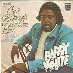 Pochette Barry White - Can't Get Enough Of Your Love Babe
