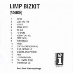 Pochette Limp Bizkit - Re-Arranged