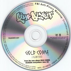Pochette Limp Bizkit - Gold Cobra (Clean Version)