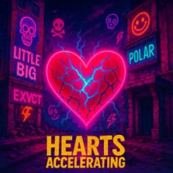 Pochette Little Big & EXVCT & Polar - Hearts Accelerating