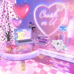 Pochette Slayyyter - Crush On U