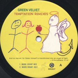 Pochette Green Velvet - Temptation