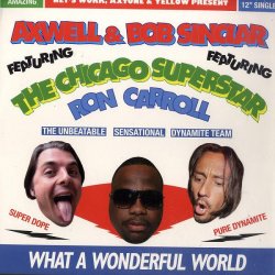 Pochette Axwell and Bob Sinclar (Feat Ron Carroll) - What a wonderful world feat ron car