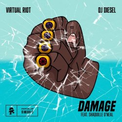 Pochette Virtual Riot & Dj Diesel feat. Shaquille O'Neal - Damage