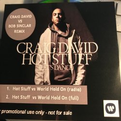 Pochette Craig David Vs Bob Sinclar - Hot Stuff World Hold On
