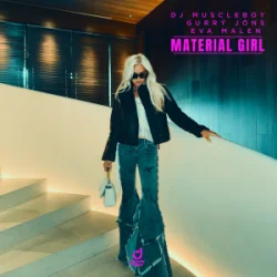 Pochette DJ Muscleboy & Gurrý Jóns & Eva Malen - Material Girl