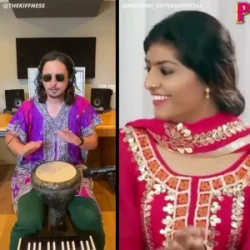 Pochette The Kiffness & Nooran Sisters - Tung Tung Baje (BASS REMIX)