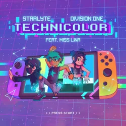 Pochette STARLYTE & Division One & Miss Lina - Technicolor