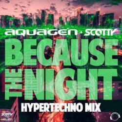 Pochette Aquagen & Scotty - Because The Night (Hypertechno Extended Mix)