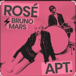 Pochette ROSE feat. Bruno Mars - Apt