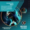 Pochette Techno Ray - Wavy Techno Ray - Wavy