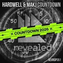 Pochette Hardwell & MAKJ - Countdown 2026