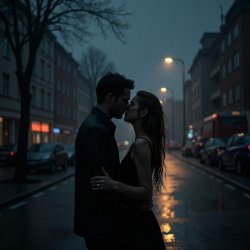 Pochette Поцелуй под дождём