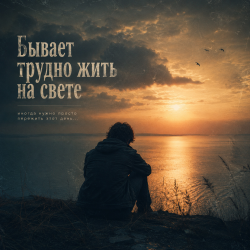 Pochette Бывает трудно жить на свете