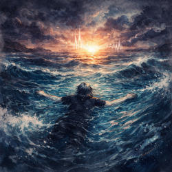 Pochette Fade into the ocean