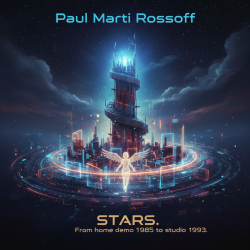 Pochette Paul Marti Rossoff - STARS.  Mix from home demo 1985 to studio 1993. Remastered 2019
