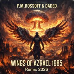 Pochette P.M.Rossoff & DaDeD - Wings of Azrael 1985. Psy Industrial Remix 2026