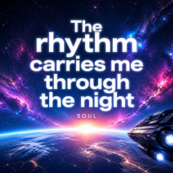 Pochette The rhythm carries me through the night