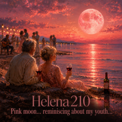 Pochette Helena210 - Helena210 - Pink moon… reminiscing about my youth…🌛