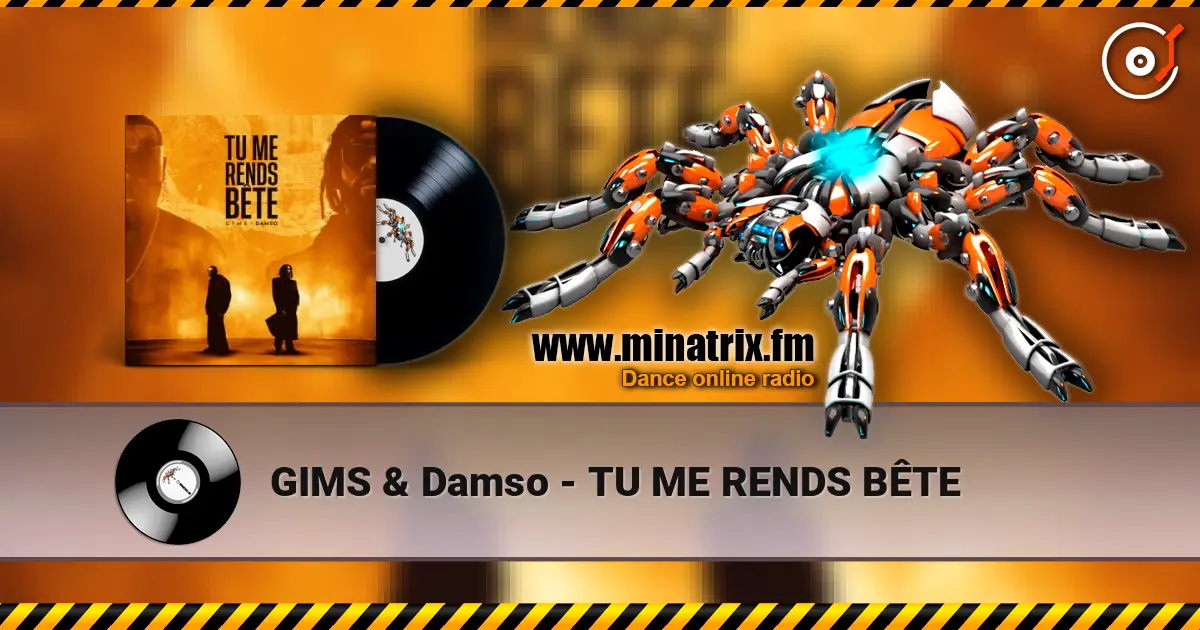 GIMS & Damso - TU ME RENDS BÊTE écouter en ligne en haute qualité | Minatrix.FM
