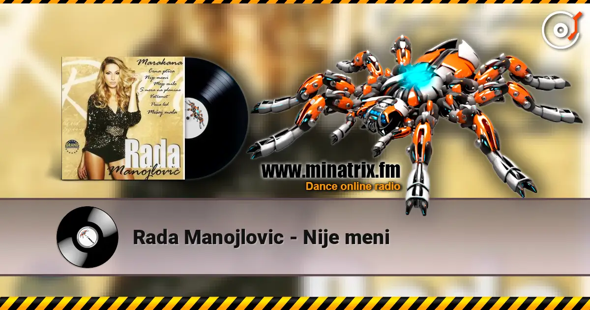 Rada Manojlovic - Nije meni écouter en ligne en haute qualité | Minatrix.FM