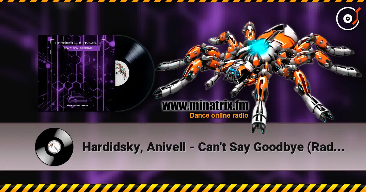 Hardidsky, Anivell - Can't Say Goodbye (Radio Mix) écouter en ligne en haute qualité | Minatrix.FM
