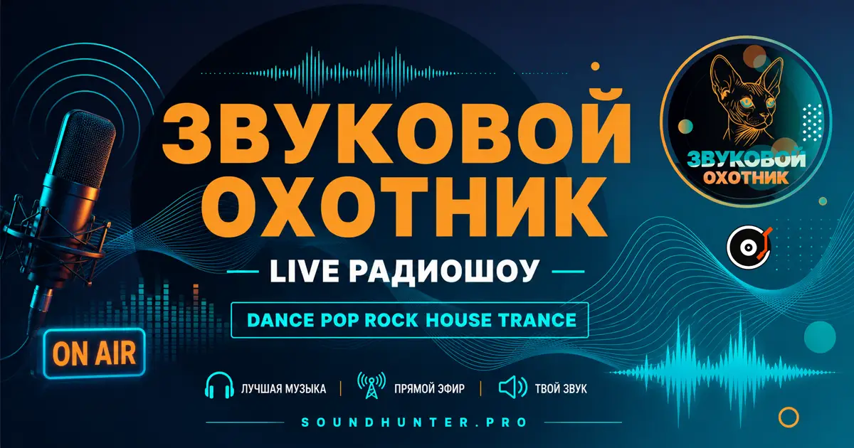 Звуковой Охотник Émission radio: «Звуковой Охотник». Samedi à 21:00