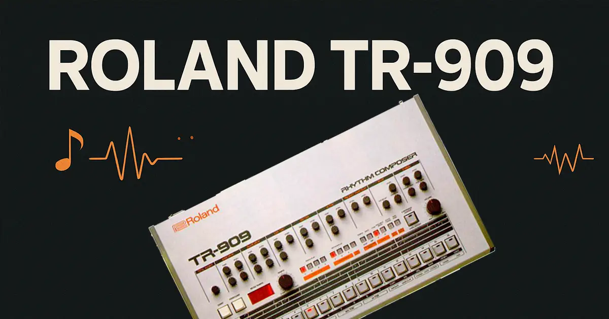 Roland TR-909 — la machine à rythmes qui a changé la musique électronique pour toujours