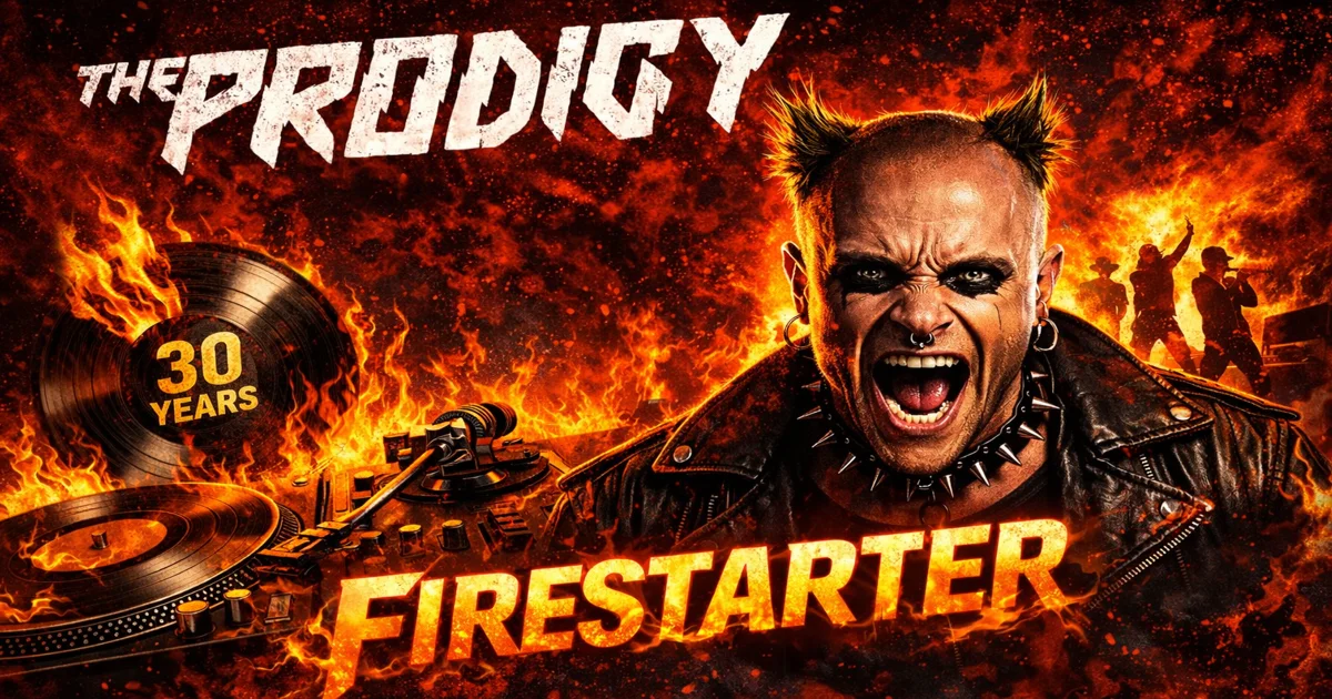 The Prodigy rééditent Firestarter en vinyle pour son 30e anniversaire