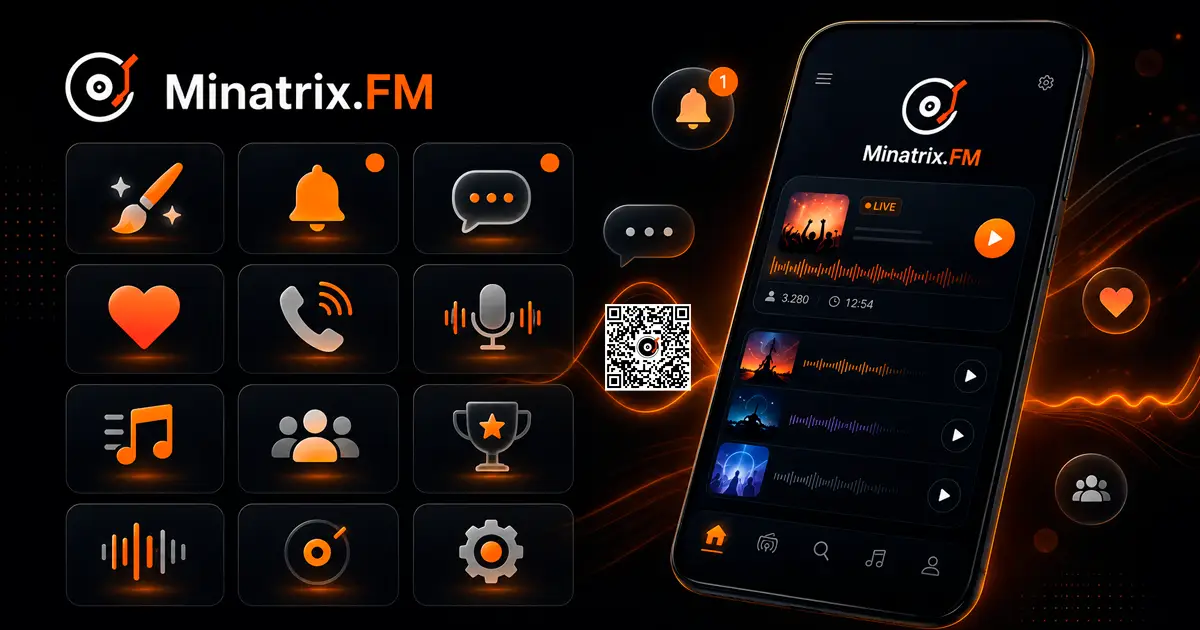 Grande mise à jour Minatrix.FM : nouvelle appli et recommandations intelligentes