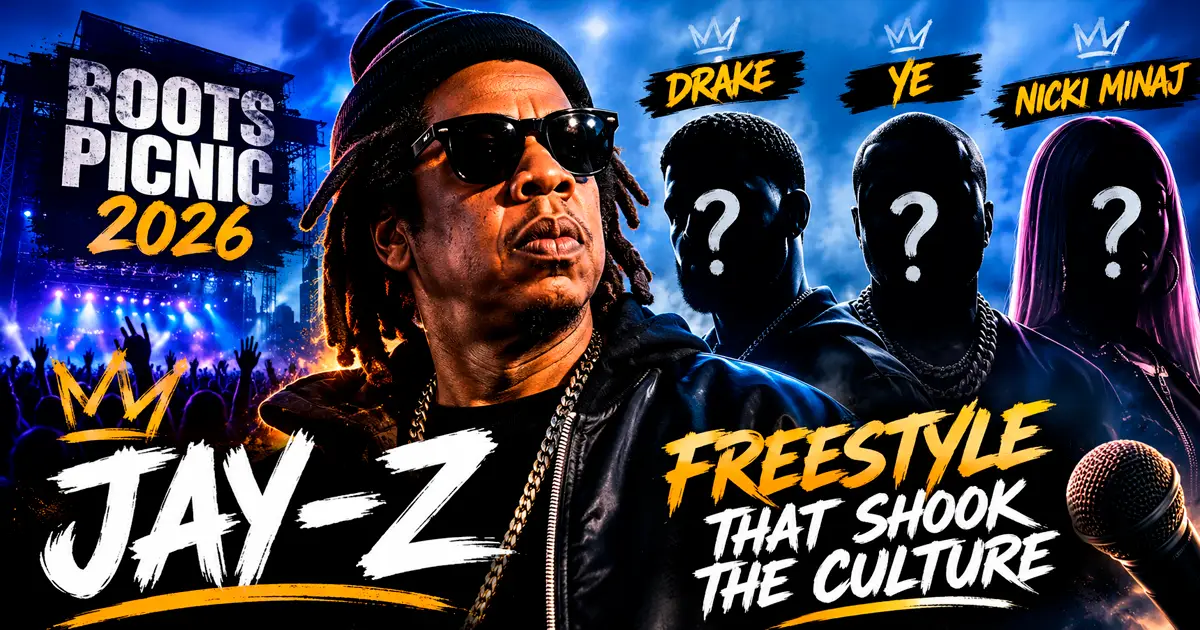 Jay-Z riposte : son freestyle au Roots Picnic vu comme un diss contre Drake, Ye et Nicki Minaj